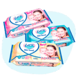 Мокри кърпи Lara Soft & Fresh, 72 бр.