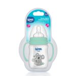 Шише за хранене с дръжки Wee baby Safari, 150 мл