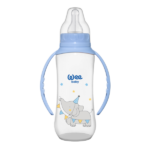 Шише за хранене с дръжки Wee baby Classic PP, 270 мл