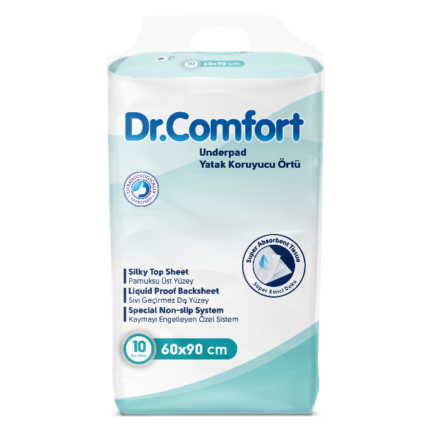 Eднократни чаршафи Dr. Comfort 60х90 см., 10 бр.