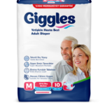 Пелени за възрастни Giggles, размер М, нощни, 10 бр.